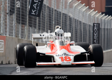 Ein 1980 McLaren M-30 in der Historic Grand Prix Unterstützung Rennen für den 2007 CHAMP Las Vegas Grand Prix, Las Vegas, Nevada, USA Stockfoto