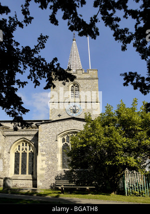 St... Paul Kirche und Clock Tower, Chesham, Bucks, Großbritannien Stockfoto