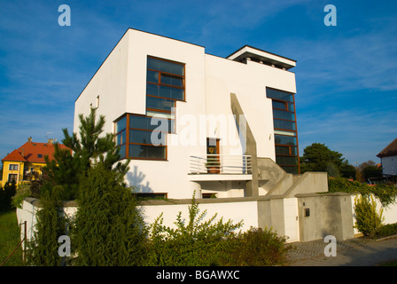 Moderne funktionalistischen Architektur inländischen Haus Olomouc Tschechien Europa Stockfoto