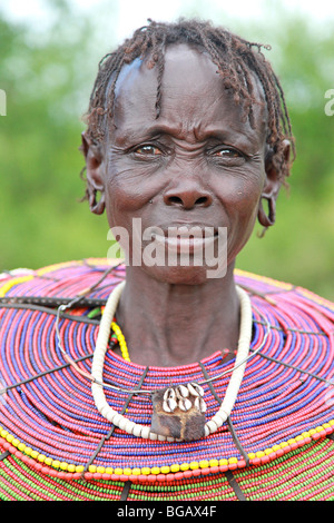 Stamm in Kenia Stockfoto