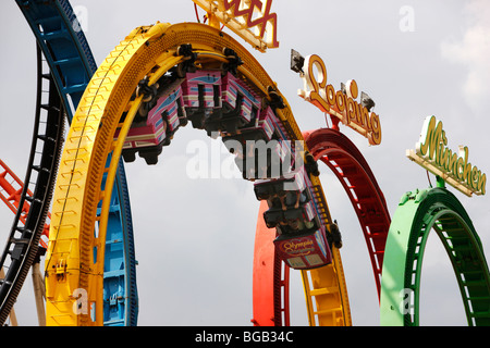 Cranger Volksfest, größte in Deutschland, Rhein-Herne-Kanal, Herne, NRW, Deutschland, Europa Stockfoto