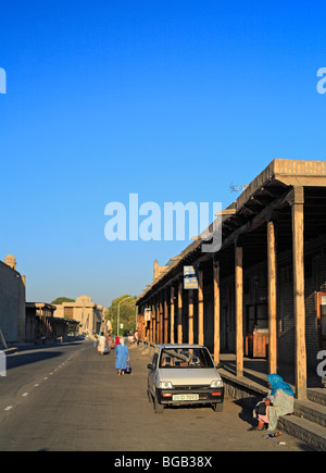 Handel-Straße, Buchara, Usbekistan Stockfoto