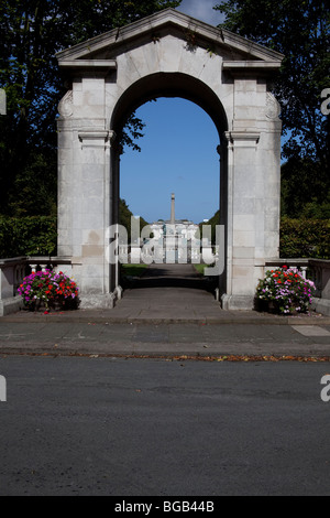 Port Sunlight, Heimat von Lever Brothers später zu Unilever Stockfoto