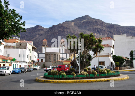 Ortszentrum, San Nicolas de Tolentino, La Aldea de San Nicolás Municipality, Gran Canaria, Kanarische Inseln, Spanien Stockfoto