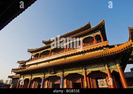 Yonghe Gong Lama-Tempel in Peking Stockfoto