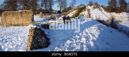 Berkhamsted Castle - Hertfordshire Stockfoto