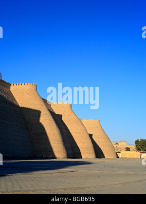 Stadtmauer, Arche Festung, Buchara, Usbekistan Stockfoto