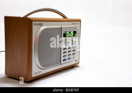 Digitalradio Seitenansicht Stockfoto