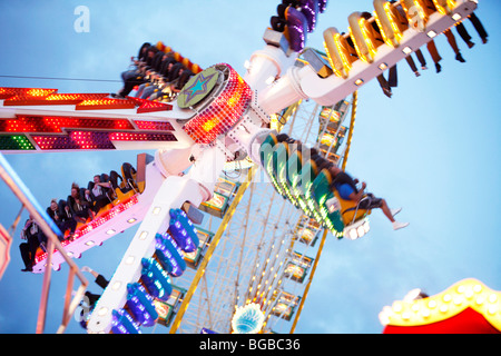 Cranger Volksfest, größte in Deutschland, Rhein-Herne-Kanal, Herne, NRW, Deutschland, Europa Stockfoto