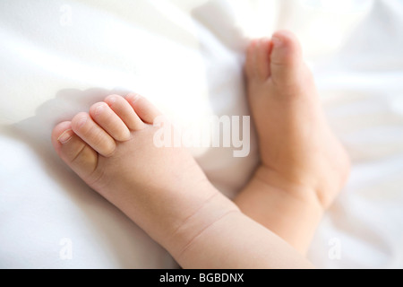 Baby Füße Stockfoto