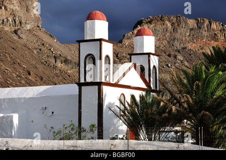 Ermita de Nuestra Señora de Las Nieves, Puerto de Las Nieves, Gemeinde Agaete, Gran Canaria, Kanarische Inseln, Spanien Stockfoto