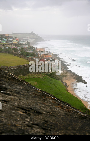 Castillo de San Christobal in Old San Juan Puerto Rico Stockfoto