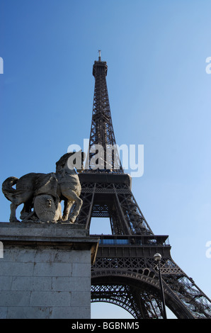 Der Eiffelturm. Paris, Frankreich Stockfoto