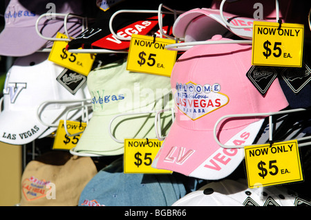 Baseball-Kappen, Las Vegas, Nevada, USA Stockfoto