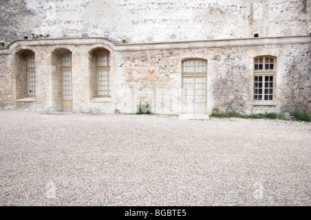 Burg von Roche-Guyon in Giverny, Frankreich. Stockfoto