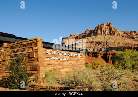 Besucherzentrum, Capitol Reef National Park, Utah, USA Stockfoto