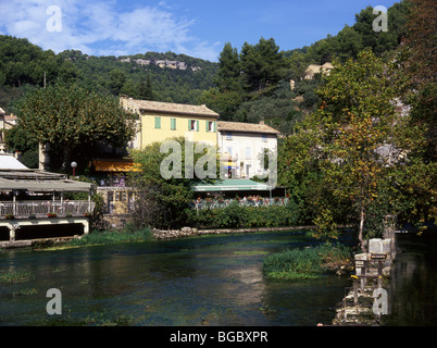 Fontaine de Vaucluse, Provence, Frankreich Stockfoto