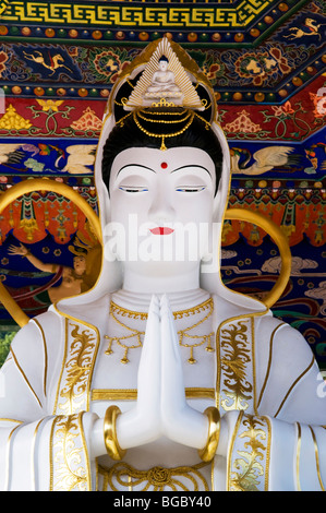 Statue in der zehntausend Buddhas Kloster Sha Tin Hong Kong China Stockfoto