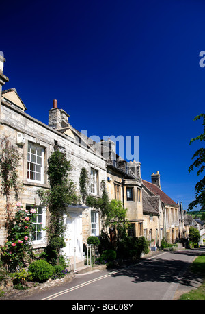 Straße Szene Burford georgischen Stadt Oxfordshire Cotswolds England UK Stockfoto