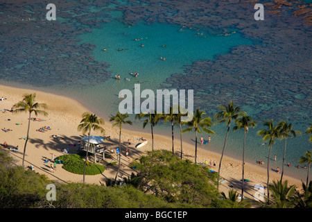 Hanauma Bay, Honolulu, Oahu, Hawaii, Stockfoto