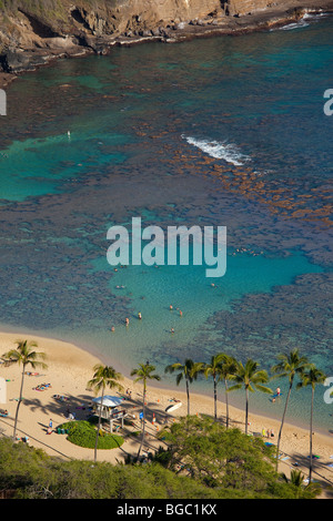 Hanauma Bay, Honolulu, Oahu, Hawaii, Stockfoto