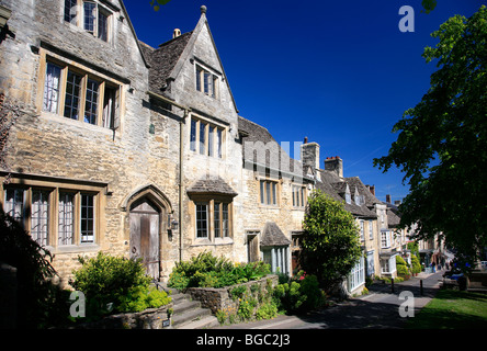 Straße Szene Burford georgischen Stadt Oxfordshire Cotswolds England UK Stockfoto