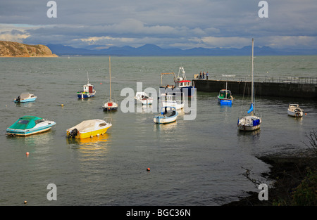 Abersoch Hafen Gwynedd Lleyn Halbinsel North Wales Großbritannien Stockfoto