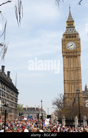 Flora London-Marathon Stockfoto