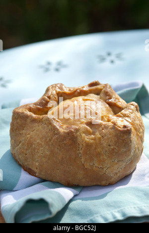 Traditionelle Handarbeit Pork Pie de Stockfoto