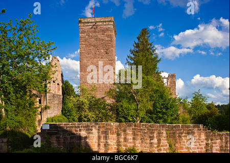 Burgruine Zavelstein Burgruine, Bad Teinach-Zavelstein, Schwarzwald, Baden-Württemberg, Deutschland, Europa Stockfoto