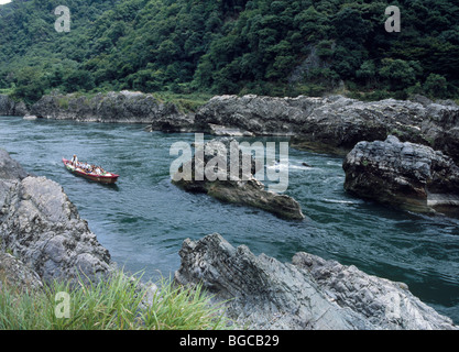 KIso-Fluss, Inuyama, Aichi, Japan Stockfoto