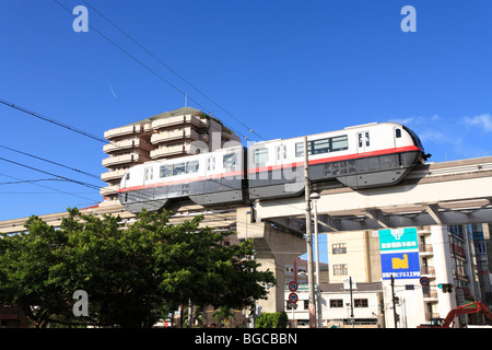 YUI Schiene, Naha, Okinawa, Japan Stockfoto