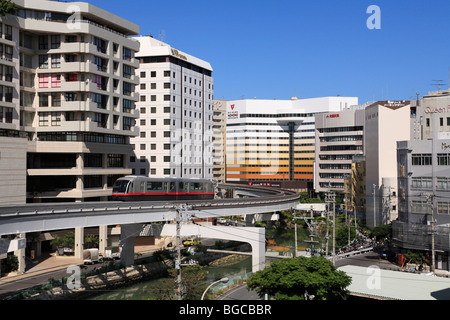 YUI Schiene, Naha, Okinawa, Japan Stockfoto