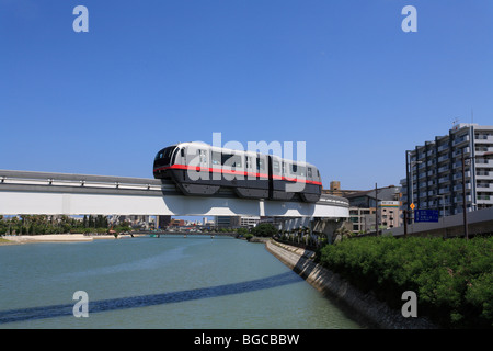 YUI Schiene, Naha, Okinawa, Japan Stockfoto