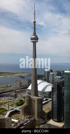 CN Tower Innenstadt von Toronto, Ontario, Kanada Stockfoto