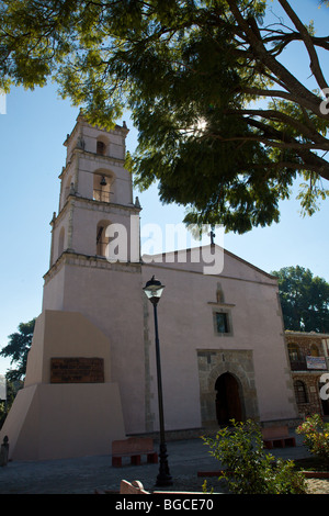 Iglesia de San Pancho, ein 16. Jahrhundert verwendet im Film Schatz der Sierra Madre San Francisco, Michoacan, Mexiko Stockfoto