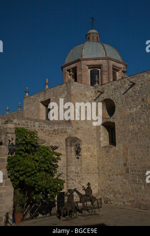 Die Templo del Carmen und Convento del Carmen eine Struktur der Kirchen in Morelia, Michoacan Staat Mexiko Stockfoto