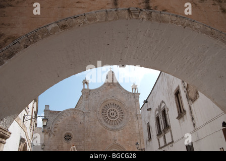 Cattedrale di Santa Maria dell'Assunzione, Ostuni, Italien Stockfoto