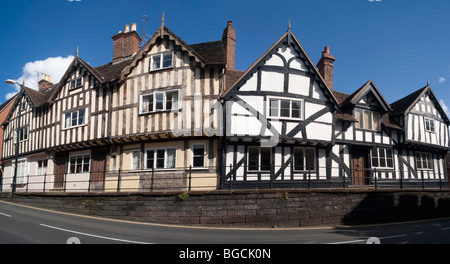 Altbauten in Mill Street Warwick, Stockfoto