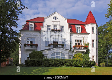 Villa Staudt, Heringsdorf, Insel Usedom, Mecklenburg-West Pomerania, Deutschland Stockfoto