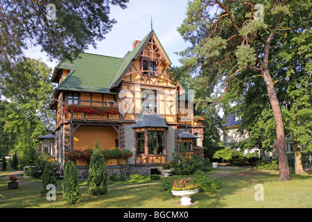 Villa, Heringsdorf, Insel Usedom, Mecklenburg-West Pomerania, Deutschland Stockfoto