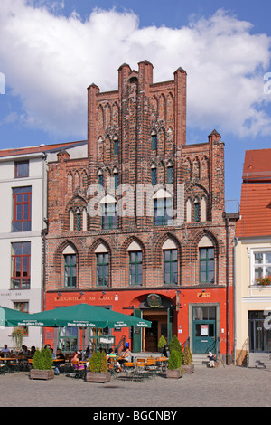 Marktplatz, Greifswald, Mecklenburg-West Pomerania, Deutschland Stockfoto