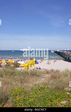 Cruise Liner MS Europa Verankerung aus Binz, Insel Rügen, Mecklenburg-West Pomerania, Deutschland Stockfoto