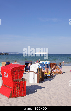 Cruise Liner MS Europa Verankerung aus Binz, Insel Rügen, Mecklenburg-West Pomerania, Deutschland Stockfoto