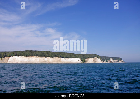 Kreidefelsen von Jasmund National Park in der Nähe von Sassnitz, Insel Rügen, Mecklenburg-West Pomerania, Deutschland Stockfoto