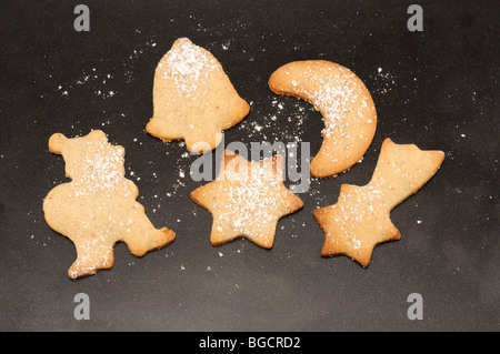 Weihnachtsplätzchen Backen Stockfoto