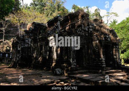 Laos; Champasak Provinz; Das Heiligtum am Wat Phu Champasak Stockfoto