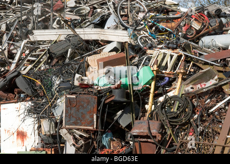 Schrott Recycling Stockfoto