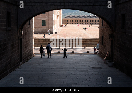 El Escorial in Madrid, Spanien. UNESCO-Weltkulturerbe. Stockfoto