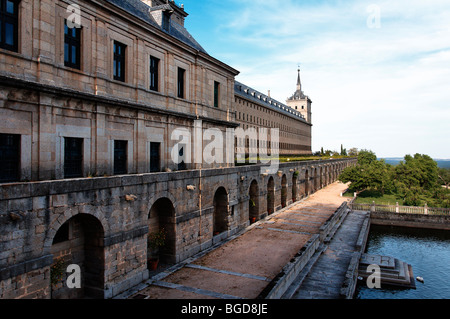 El Escorial in Madrid, Spanien. UNESCO-Weltkulturerbe. Stockfoto